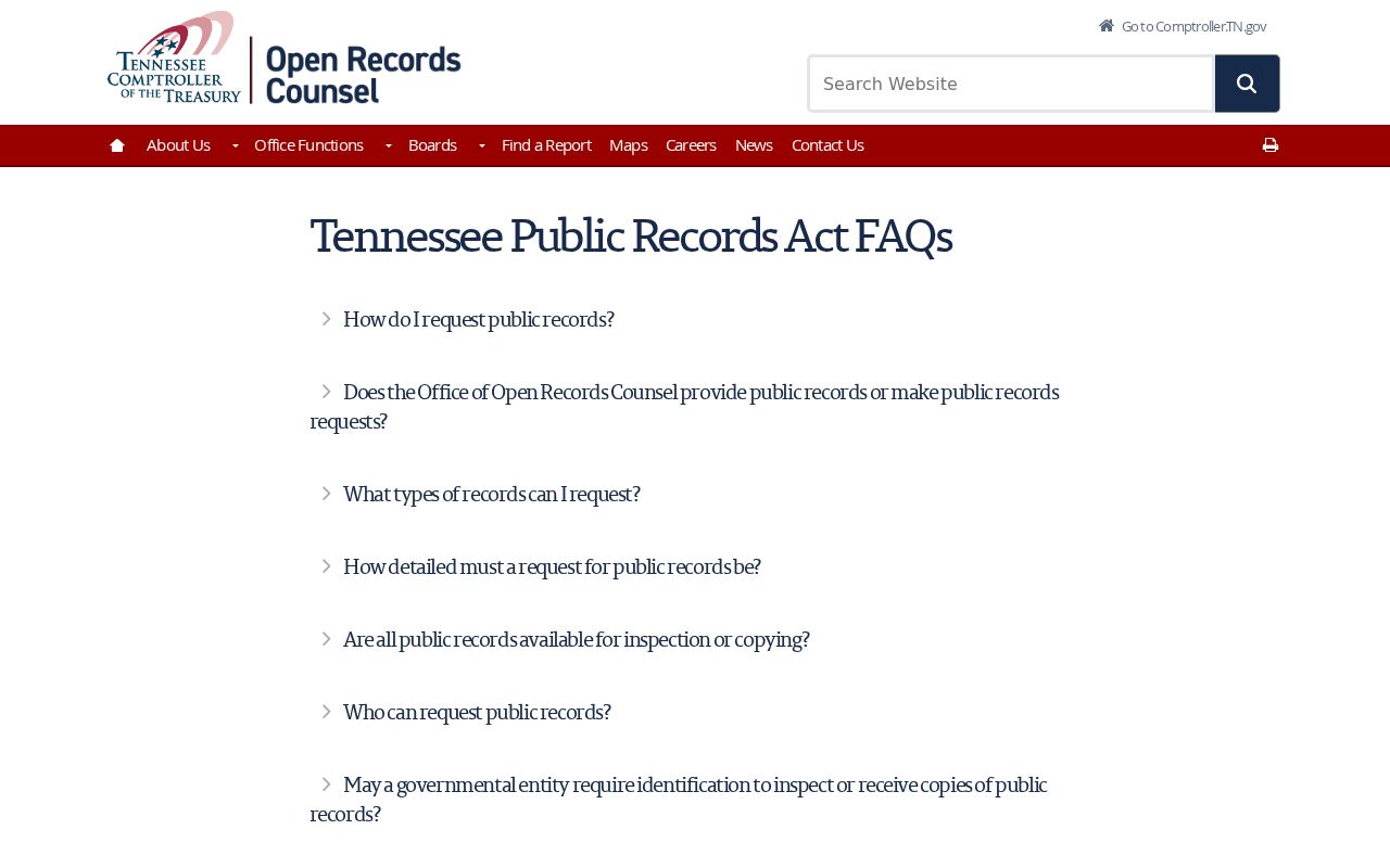 White County warrant records reference explaining inspection requests under Tennessee law