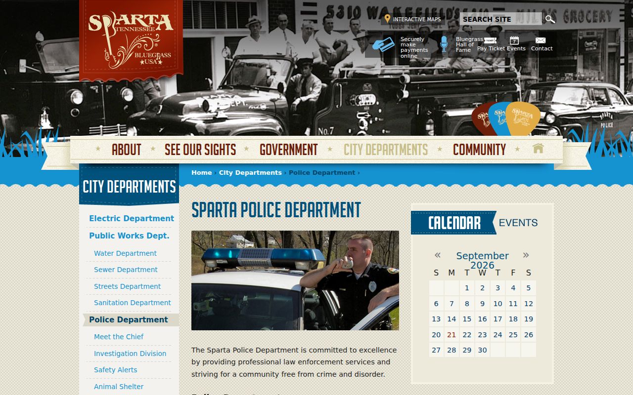 Sparta warrant records guidance identifying separate municipal police contacts