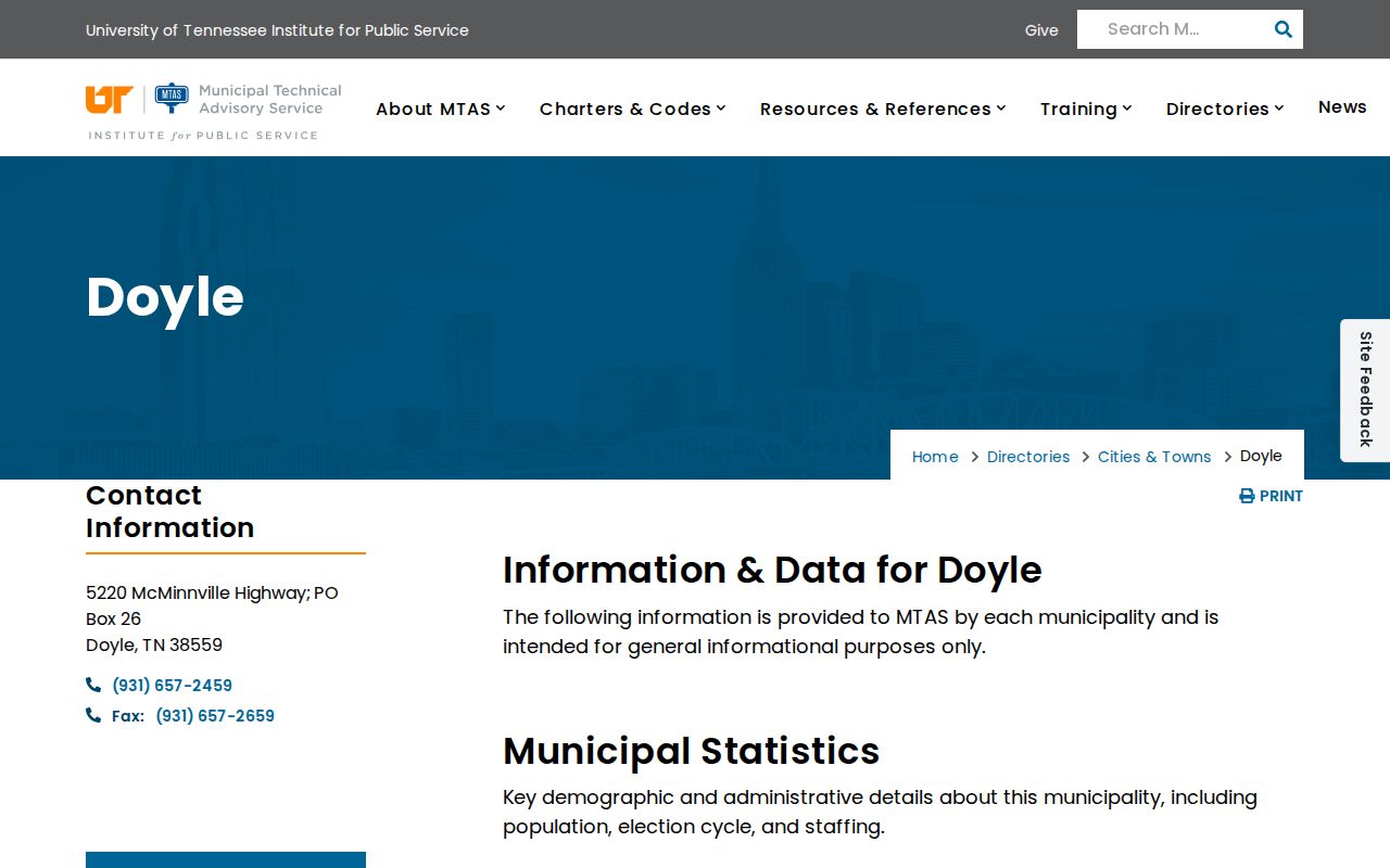 Doyle warrant records guidance about the town's local ordinance route